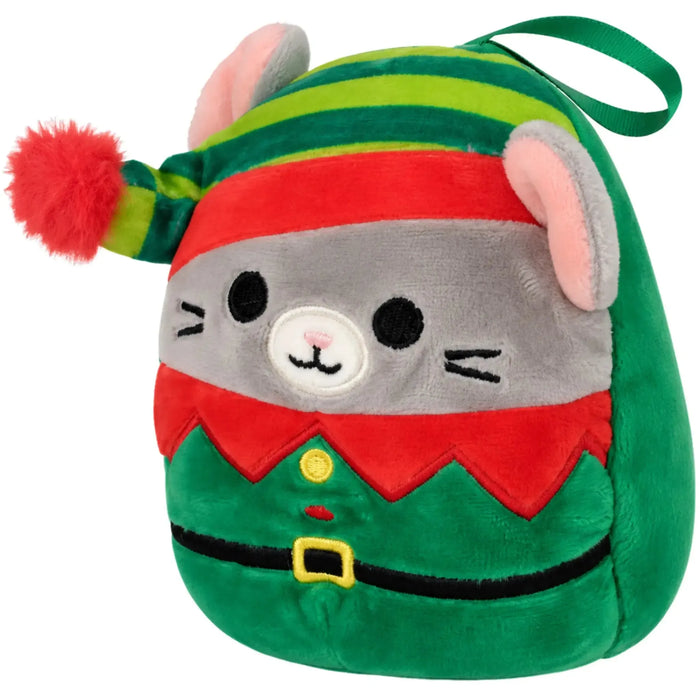 Squishmallows - Misty the Mouse Holiday Ornament Plush (4.5") - Kellytoy - Holiday Collection - (2023)