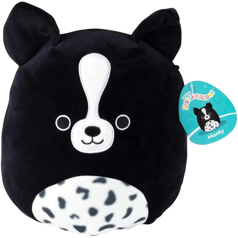 Squishmallows - Monty the Black & White Border Collie Dog Plush (5