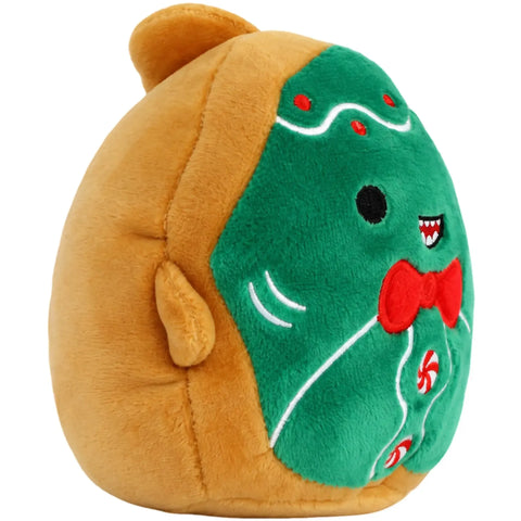 Squishmallows - Mork the Gingerbread Shark Plush (4