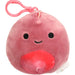 Squishmallows - Poleena the Red Dinosaur Mini Plush Clip-On Keychain (3.5") - Jazwares - (2023)