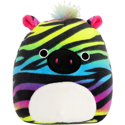 Squishmallows - Safiyah the Rainbow Zebra Plush (5") - Kellytoy - Colorful Crew Squad - (2021)