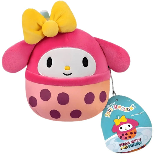 Squishmallows [Sanrio: Hello Kitty & Friends] - Boba Version My Melody Plush (6.5") - Jazwares