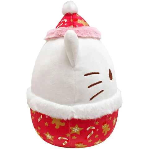 Squishmallows [Sanrio: Hello Kitty & Friends] - Christmas Edition Santa Hat Gingerbread Outfit Hello Kitty Plush (9.25