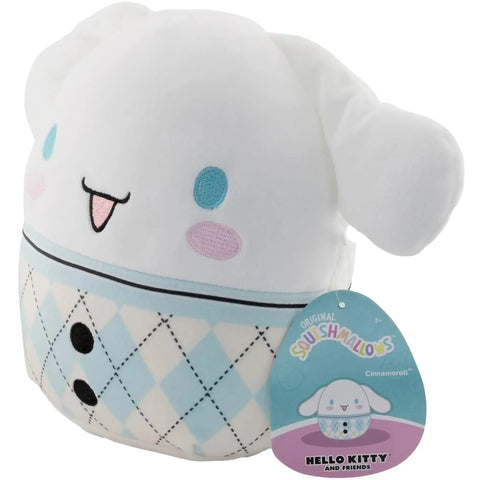Squishmallows [Sanrio: Hello Kitty & Friends] - Cinnamoroll Blue Hoodie Plush (8