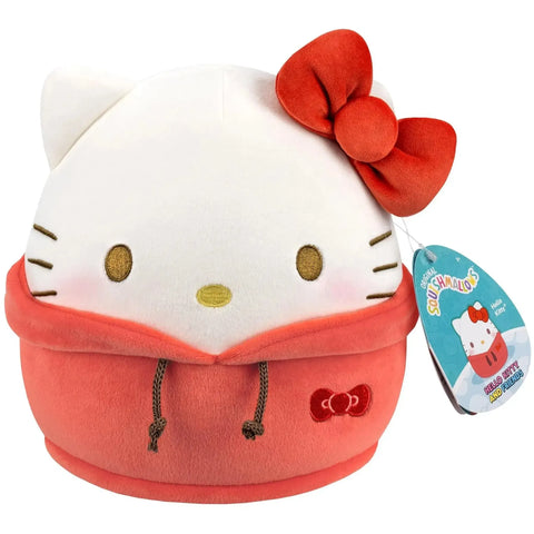 Squishmallows [Sanrio: Hello Kitty & Friends] - Dabodabo Hoodie Hello Kitty Plush (8.25