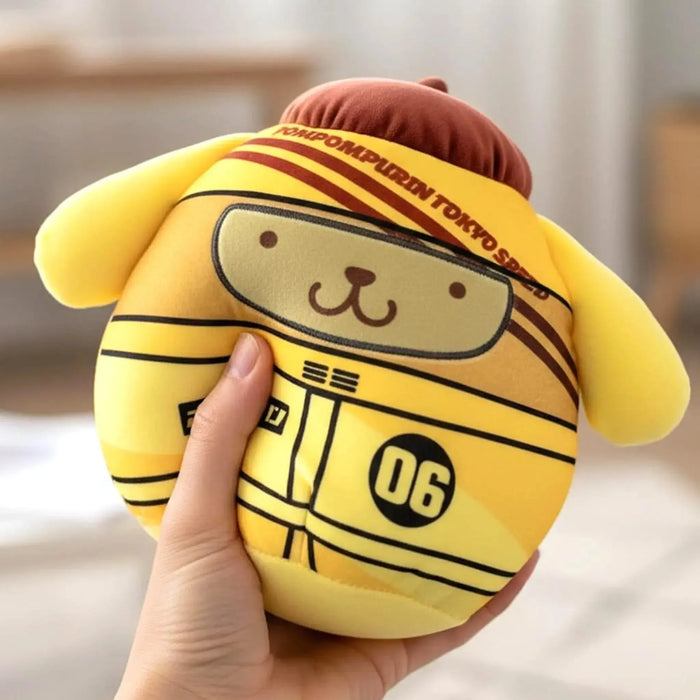 Squishmallows [Sanrio: Hello Kitty & Friends] - Tokyo Speed Pompompurin Dog Plush (9.75") - Kellytoy - Tokyo Speed Series - (2023)