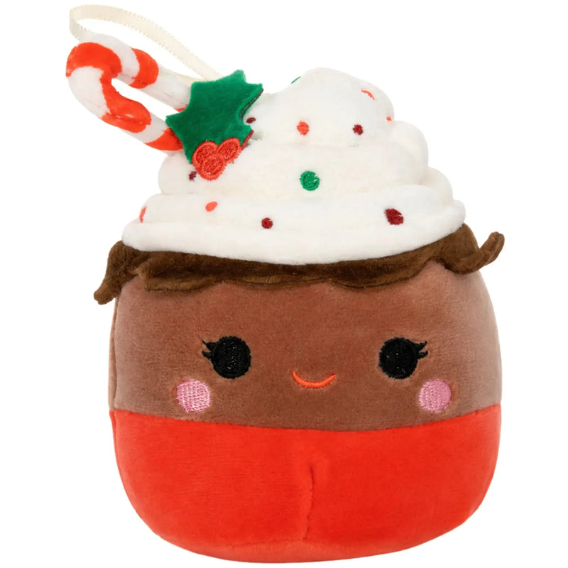 Squishmallows - Sivi the Hot Chocolate Holiday Ornament Plush (4