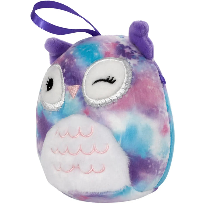 Squishmallows - Solina the Owl Holiday Ornament Plush (4") - Kellytoy - Fantasy Collection - (2023)