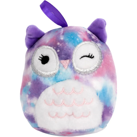 Squishmallows - Solina the Owl Holiday Ornament Plush (4