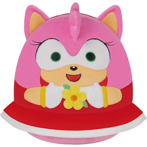 Squishmallows [Sonic the Hedgehog] - Amy Rose Holding Flower Plush (8