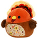 Squishmallows - Ulana the Turkey with Floral Belly Plush (7") - Jazwares - Harvest Squad - (2023)