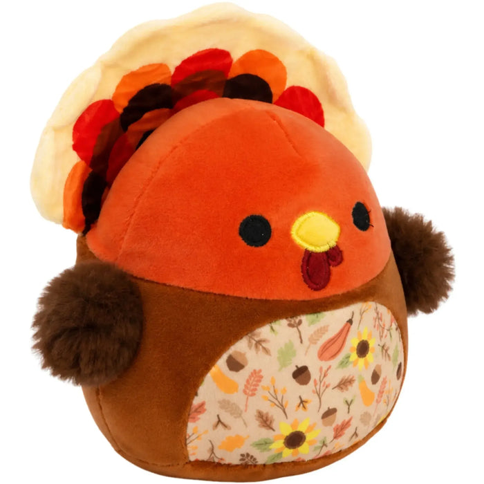 Squishmallows - Ulana the Turkey with Floral Belly Plush (7") - Jazwares - Harvest Squad - (2023)
