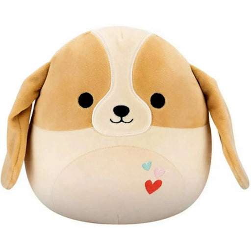 Squishmallows - Valentine's Edition Adela the Tan & White Basset Hound Plush (7.25") - Jazwares - (2025)
