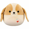 Squishmallows - Valentine's Edition Adela the Tan & White Basset Hound Plush (7.25