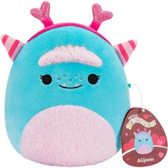 Squishmallows - Valentine’s Edition Alijoon the Blue Yeti with Heart Headband Plush (12") - Jazwares - (2024)