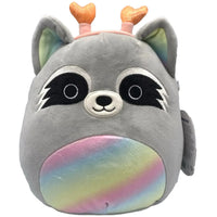Squishmallows - Valentine's Edition Max the Gray Raccoon Plush (9.25