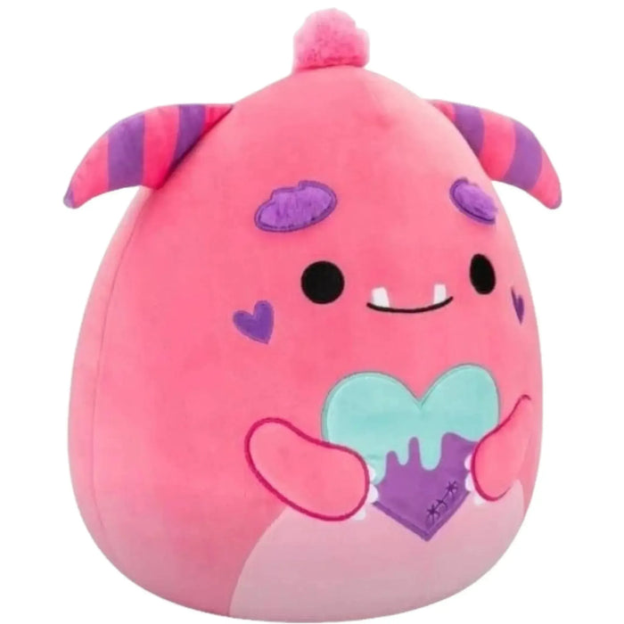 Squishmallows - Valentine’s Edition Purple Heart with Teal Drip Mont Plush (12") - Jazwares - (2024)