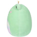 Squishmallows - Valentine’s Edition Yellow Crown Fenra the Green Frog Plush (5") - Jazwares - (2023)
