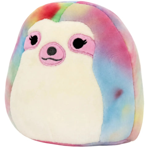 Squishmallows - Whim the Rainbow Tie-Dye Sloth Plush (5