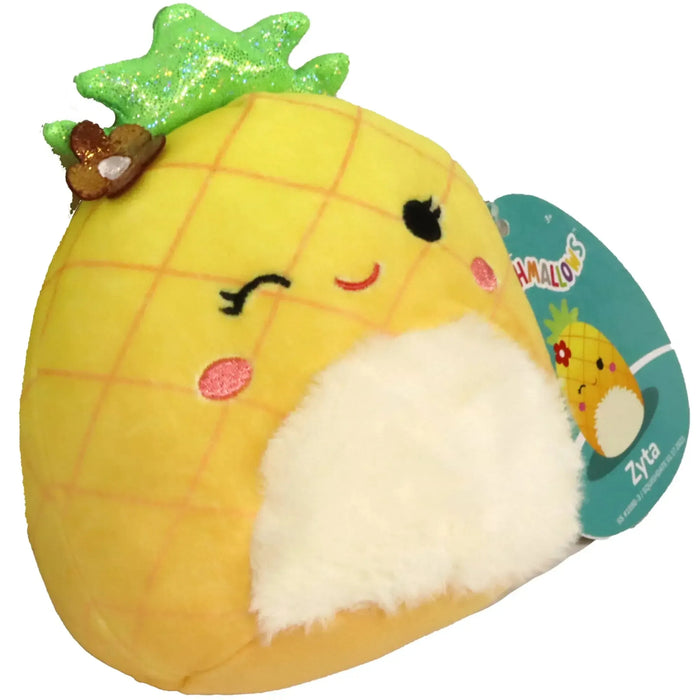 Squishmallows - Winking Zyta the Pineapple Plush (6.5") - Kellytoy - Fruit Squad - (2023)