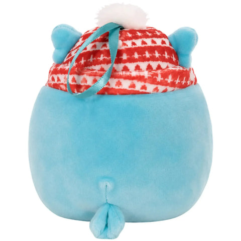 Squishmallows - Winston the Owl Holiday Ornament Plush (4