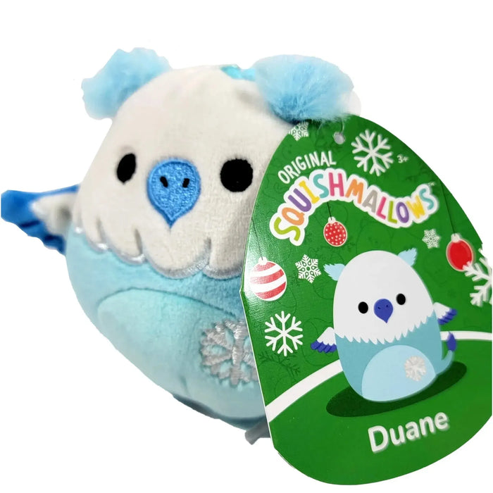 Squishmallows - Winter Edition Duane the Blue & White Snowflake Griffin Plush (10") - Jazwares - (2024)