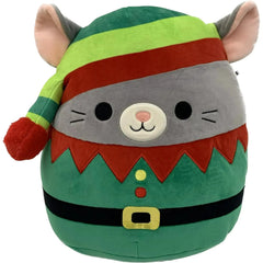 Squishmallows - Winter Edition Elf Costume Misty the Mouse Plush (12")- Jazwares - (2023)