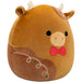 Squishmallows - Winter Edition Jericho the Gingerbread Cow Plush (12") - Jazwares - (2024)