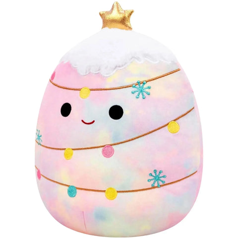 Squishmallows - Winter Holiday Edition Tie-Dye Laurel the Christmas Tree Plush (12