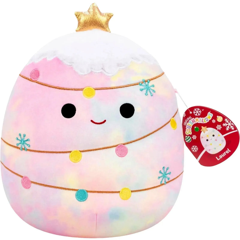 Squishmallows - Winter Holiday Edition Tie-Dye Laurel the Christmas Tree Plush (12