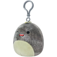 Squishmallows - Xander the Dinosaur Mini Plush Clip-On Keychain (3.5") - Jazw...- Image 3