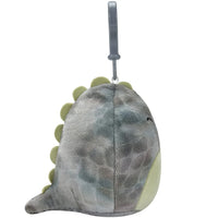 Squishmallows - Xander the Dinosaur Mini Plush Clip-On Keychain (3.5") - Jazw...- Image 5