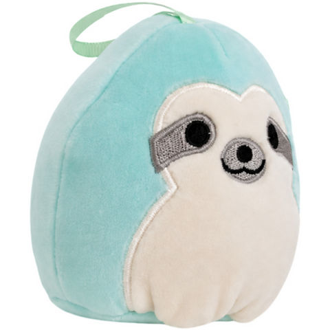 Squishmallows - Aqua the Sloth Holiday Ornament Plush (4