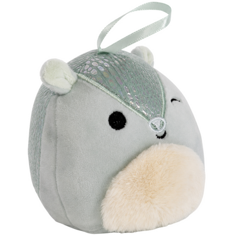 Squishmallows - Arilla the Armadillo Holiday Ornament Plush (4