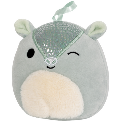 Squishmallows - Arilla the Armadillo Holiday Ornament Plush (4