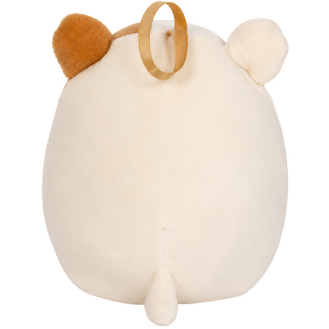 Squishmallows - Brock the Bulldog Holiday Ornament Plush (4