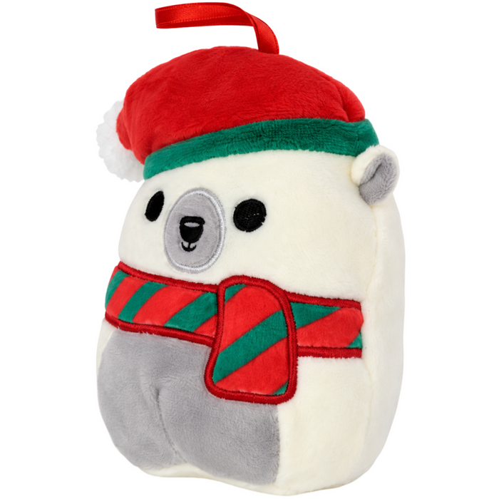 Squishmallows - Brooke the Polar Bear Holiday Ornament Plush (5") - Kellytoy - Holiday Classic Collection - (2022)