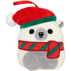 Squishmallows - Brooke the Polar Bear Holiday Ornament Plush (5