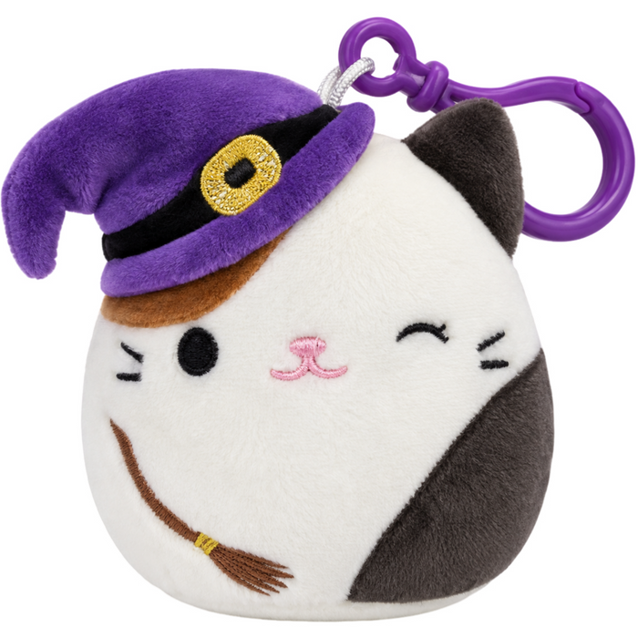 Squishmallows - Cam the Cat Clip-On Plush (4") - Kellytoy - Halloween Squad - (2023)