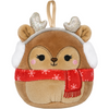 Squishmallows - Darla the Reindeer Version 2 Holiday Ornament Plush (3.6