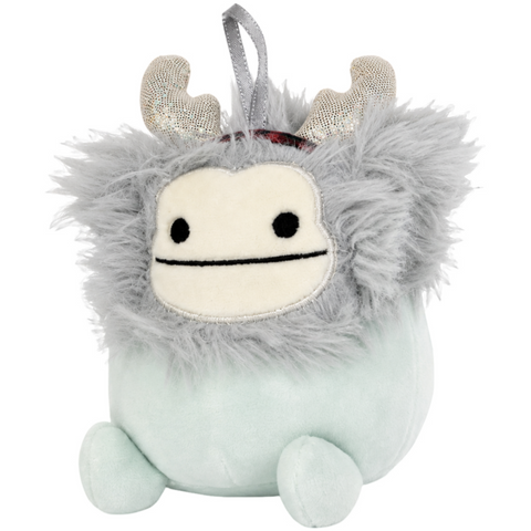 Squishmallows - Evita the Bigfoot Holiday Ornament Plush (4.5