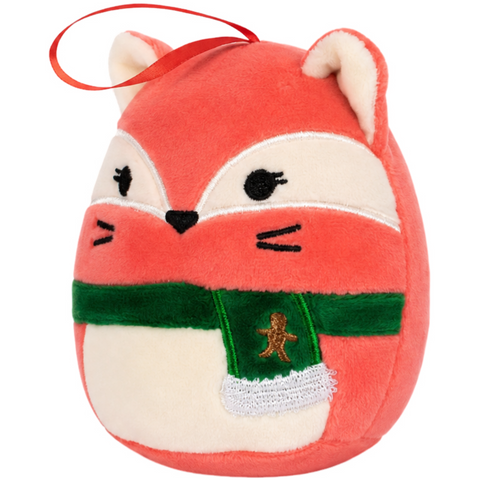 Squishmallows - Fifi the Fox Holiday Ornament Plush (4