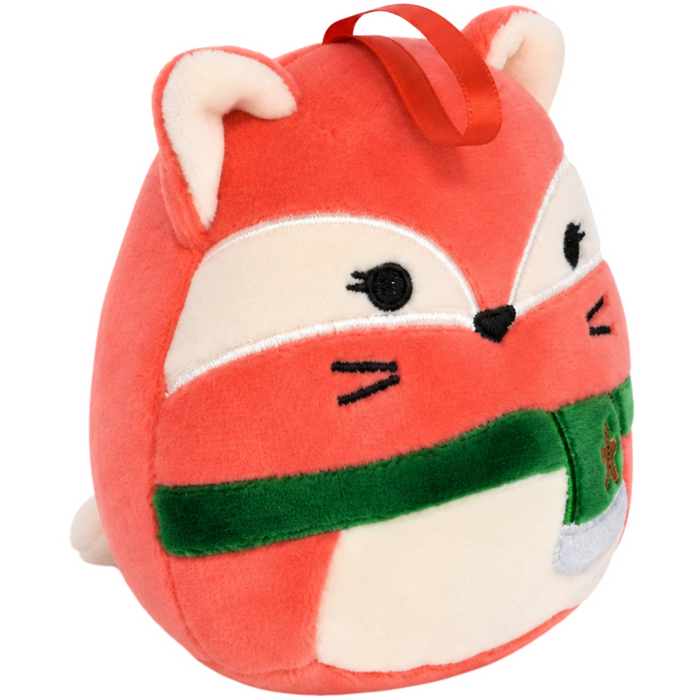 Squishmallows - Fifi the Fox Holiday Ornament Plush (4") - Kellytoy - Holiday Winter Collection - (2023)