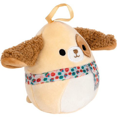Squishmallows - Harris the Dog Holiday Ornament Plush (4.5
