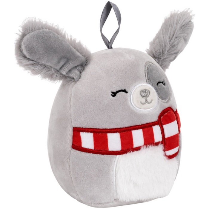 Squishmallows - Ivy the Dog Holiday Ornament Plush (4.5") - Kellytoy - Holiday Winter Collection - (2022)