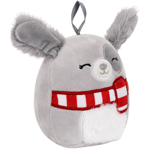 Squishmallows - Ivy the Dog Holiday Ornament Plush (4.5