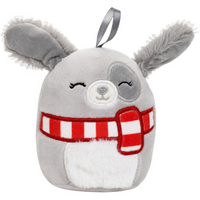 Squishmallows - Ivy the Dog Holiday Ornament Plush (4.5