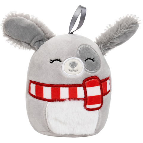 Squishmallows - Ivy the Dog Holiday Ornament Plush (4.5