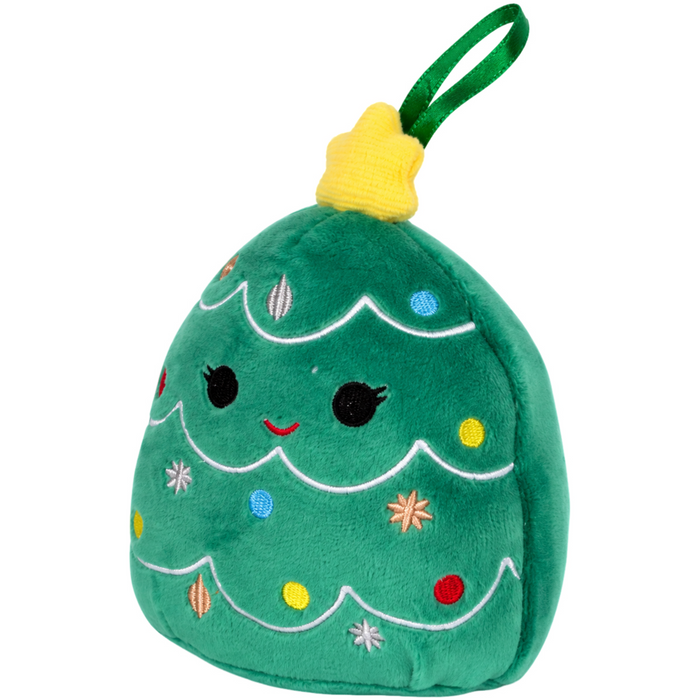 Squishmallows - Leama the Christmas Tree Version 2 Holiday Ornament Plush (5") - Kellytoy - Holiday Classic Collection - (2022)