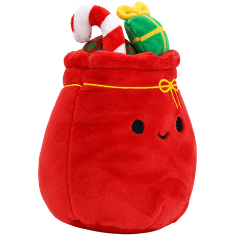 Squishmallows - Lowell the Santa Bag Plush (4